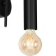 Wand Lamp LOPPE 1xE27/60W/230V zwart