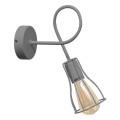 Wand Lamp OXFORD 1xE27/60W/230V grijs
