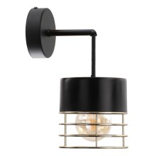 Wand Lamp ROY 1xE27/60W/230V zwart