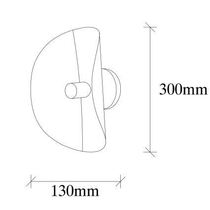 Wand Lamp SIVANI 1xE27/100W/230V