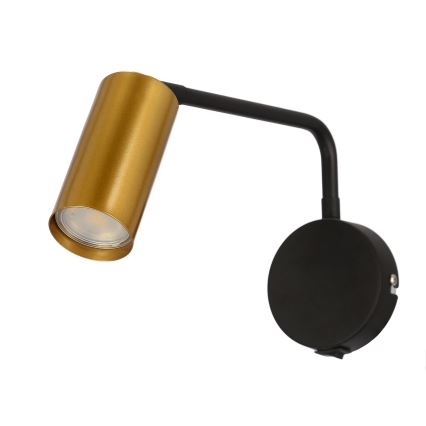 Wand Lamp TINA 1xGU10/15W/230V zwart/goud