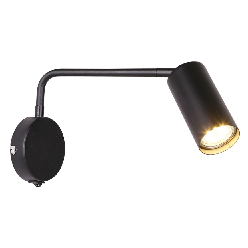 Wand Lamp TINA 1xGU10/15W/230V zwart