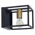 Wand Lamp VIGO 1xE27/60W/230V zwart/goud