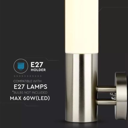 Wand Lamp voor Buiten 1xE27/60W/230V IP65