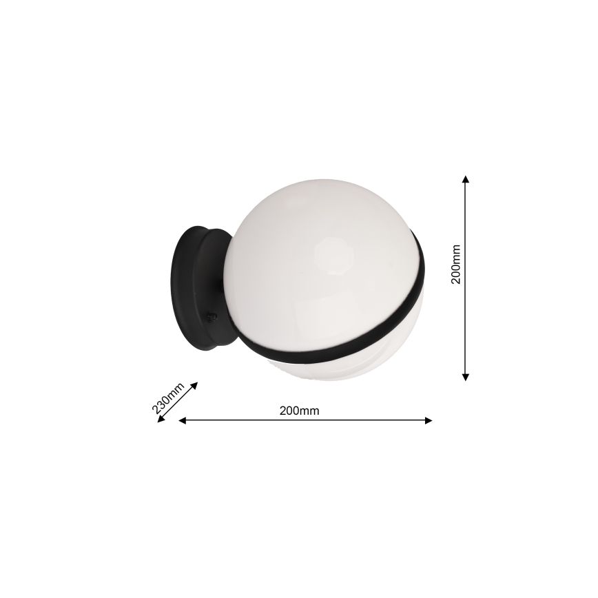 Wand Lamp voor Buiten CIRCULO 1xE27/40W/230V IP44