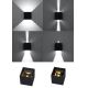 Wand Lamp voor Buiten KIOTO 1xG9/5W/230V IP44 zwart