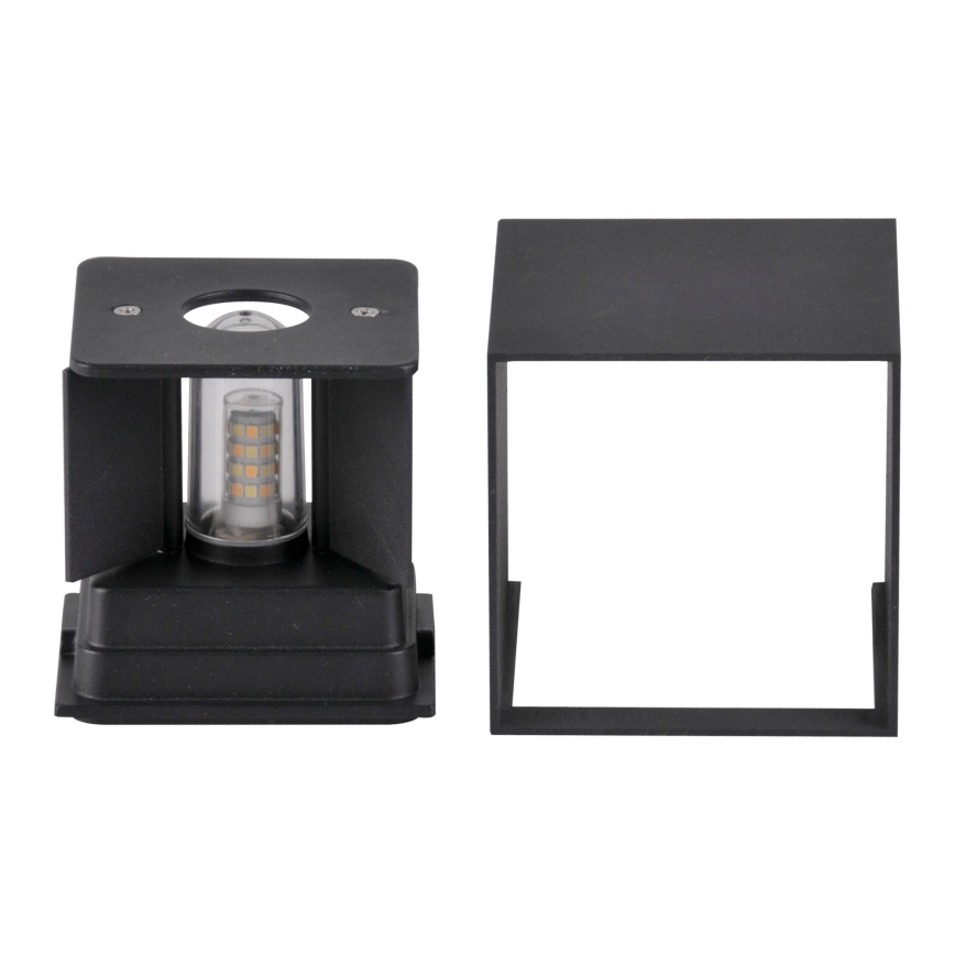 Wand Lamp voor Buiten KIOTO 1xG9/5W/230V IP44 zwart