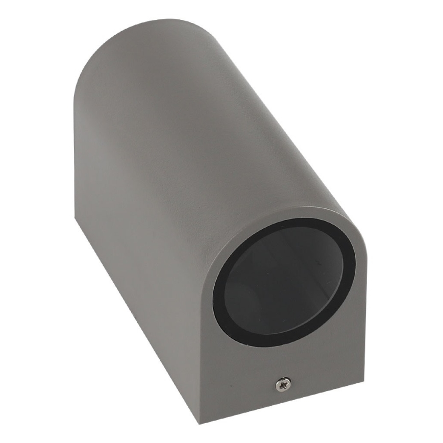 Wand Lamp voor Buiten PARETE 2xGU10/6W/230V IP54 grijs