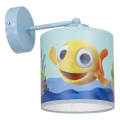 Wand Lamp voor Kinderen FISH 1xE27/60W/230V