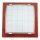Wand- plafondlamp GEOMETRICA 1xE27/60W/230V rubberen boom 25x25 cm