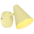 Wand Spot AMOR 1xE14/40W/230V geel