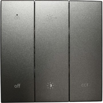 Wandafstandsbediening SHAPE 2xAAA zwart