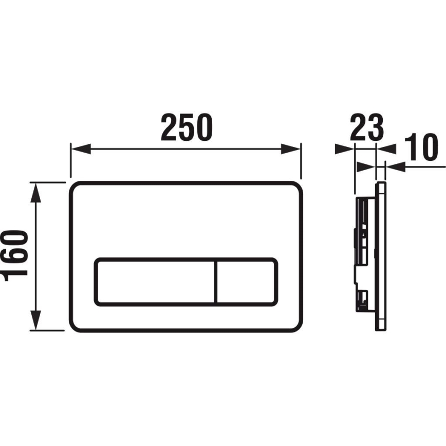 Hangend toilet DEEP + toiletzitting SoftClose DEEP + DUAL-spoelknop + inbouwmodule + isolerende onderlegger