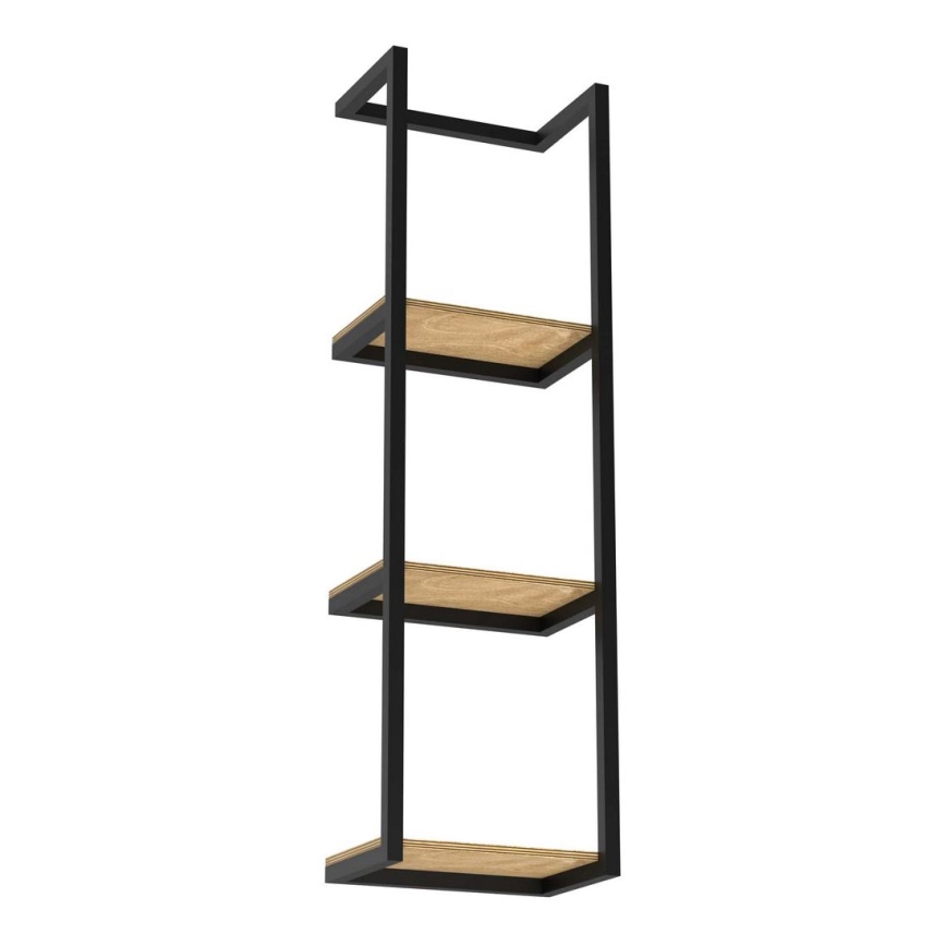 Wandhanddoekhouder 78x23 cm zwart