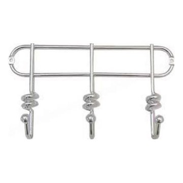 Wandhanger TWIST 13,3x25,3 cm glanzend chroom