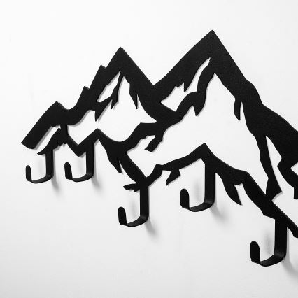 Wandkapstok 80x25 cm met bergmotief