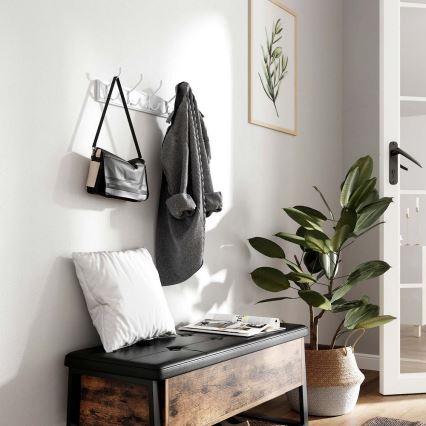 Wandkapstok KATE 40x11x7 cm wit