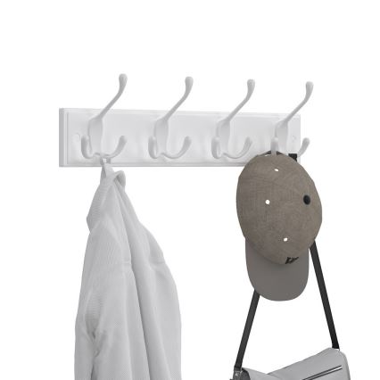Wandkapstok KATE 40x11x7 cm wit