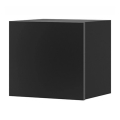 wandkast PAVO 34x34 cm glanzend zwart