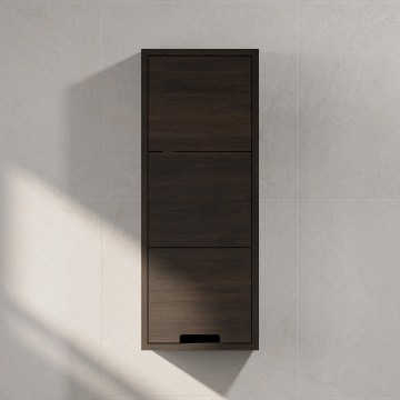 Wandkast voor de badkamer GRIBSKOV 90 cm bruin/eiken