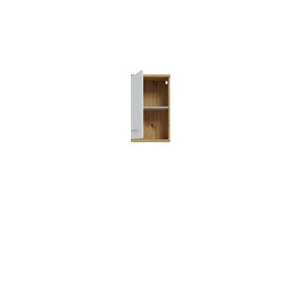 Wandkast voor de badkamer VENOM – wit/artisan eiken