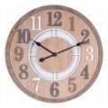Wandklok 1x AA-batterij Ø 60 cm beige