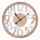 Wandklok 1xAA beige/wit