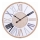 Wandklok 1xAA wit/beige