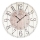 Wandklok 1xAA wit/beige