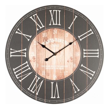 Wandklok 1×AA Ø 58,2 cm zwart/wit