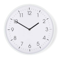 Wandklok Ø 30,8 cm 1xAA wit