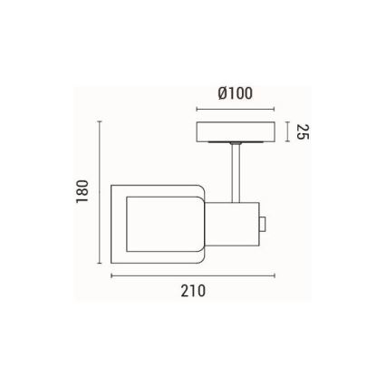 Wandlamp 1xE14/15W/230V
