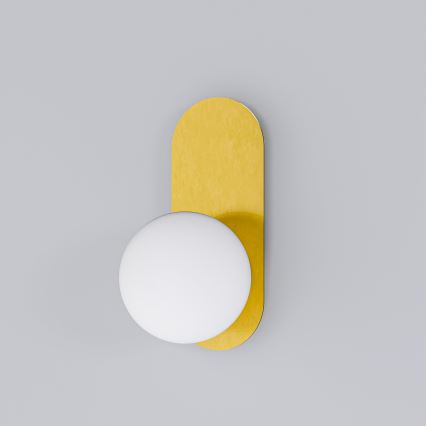 Wandlamp 1xE27/40W/230V goud/wit