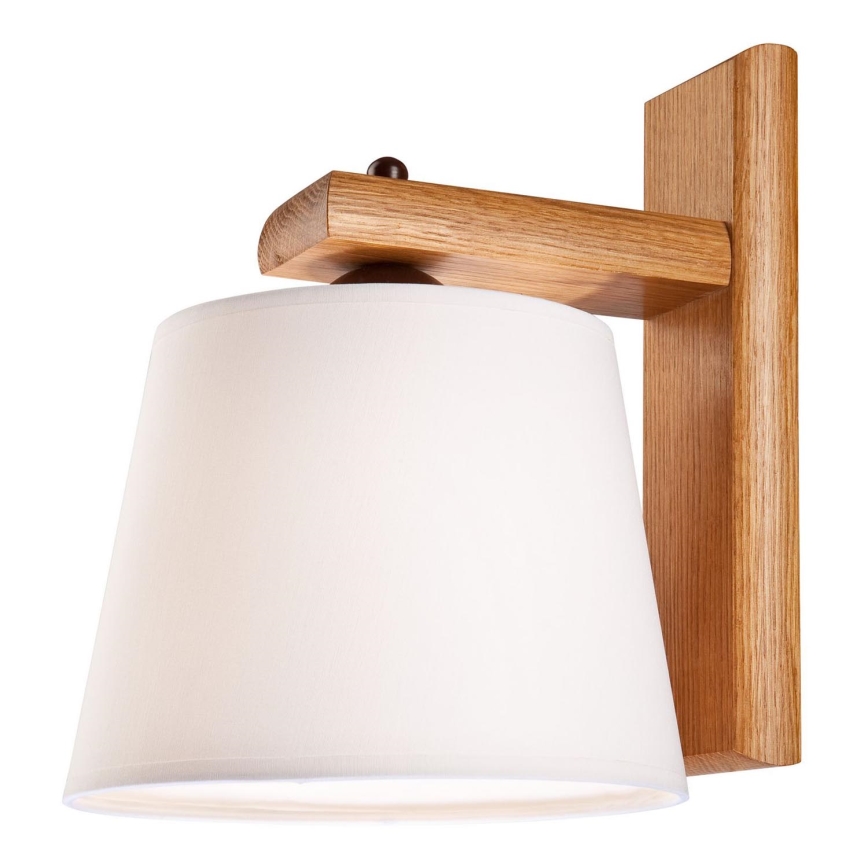 Wandlamp 1xE27/60W/230V eiken
