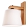 Wandlamp 1xE27/60W/230V eiken