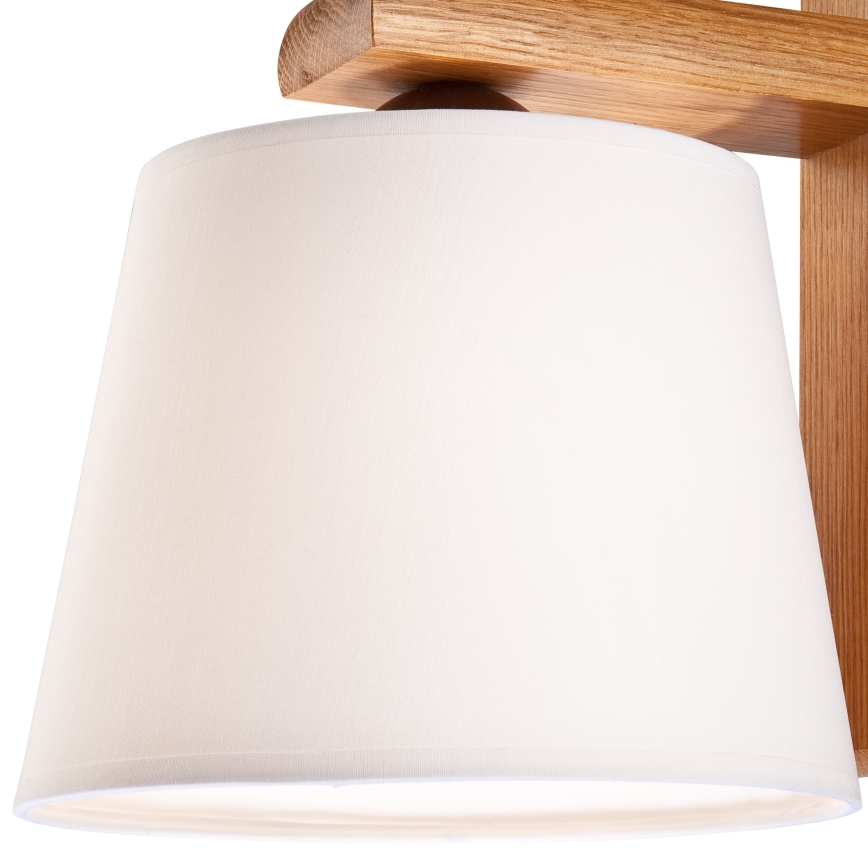 Wandlamp 1xE27/60W/230V eiken