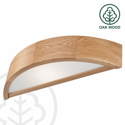 Wandlamp 1xE27/60W/230V eiken