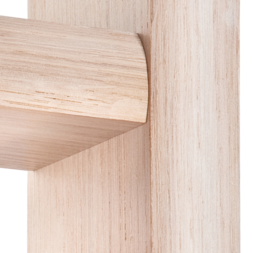 Wandlamp 1xE27/60W/230V eiken