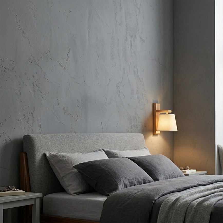 Wandlamp AIDA 1xE27/15W/230V eiken/crème