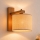 Wandlamp AIDA 1xE27/15W/230V eiken/raffia