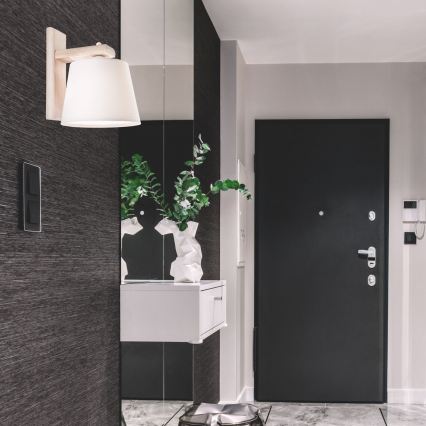 Wandlamp AIDA 1xE27/60W/230V eiken