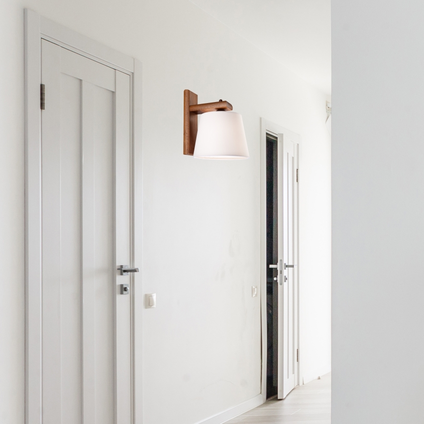 Wandlamp AIDA 1xE27/60W/230V eiken