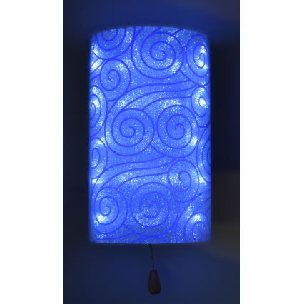 Wandlamp ALEDO 1xG4/20W/230V/12V + LED paars