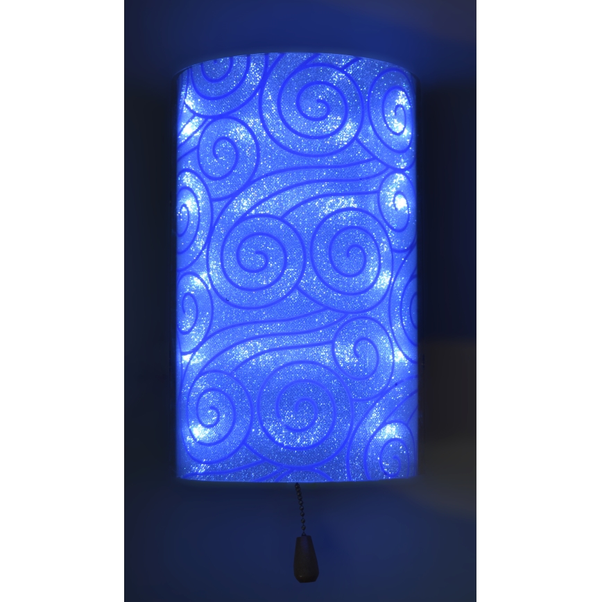 Wandlamp ALEDO 1xG4/20W/230V/12V + LED paars