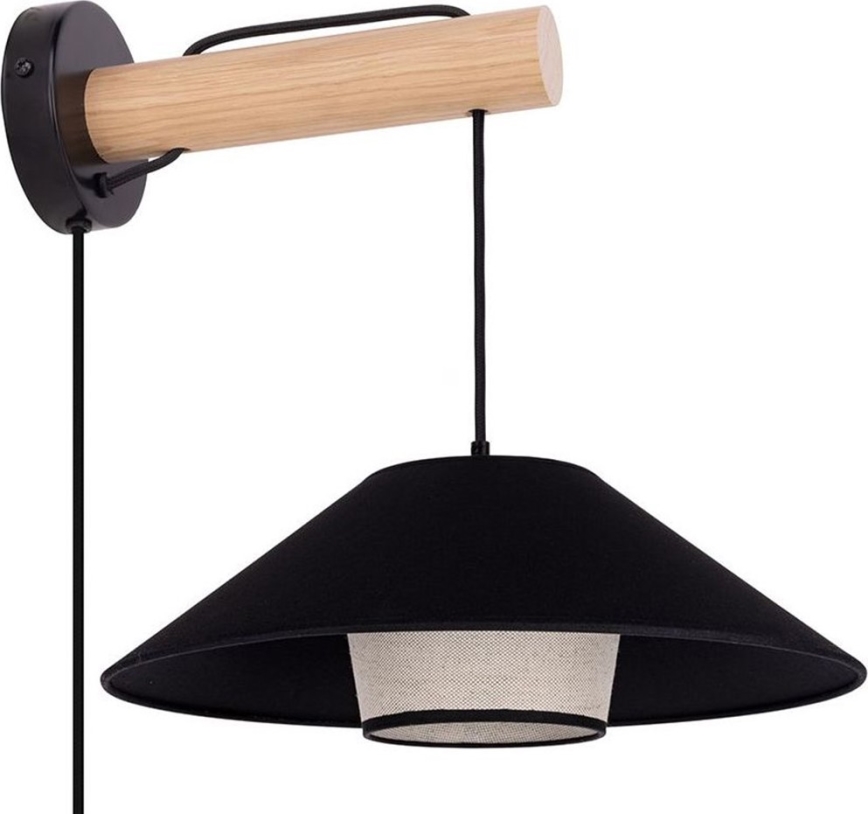 Wandlamp AMIGO 1xE27/25W/230V eiken