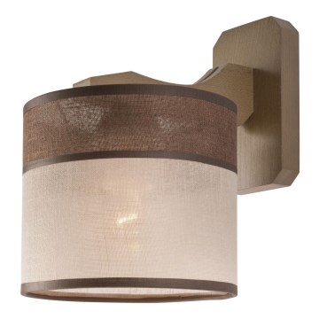 Wandlamp ANDREA 1xE27/60W/230V beukenhout