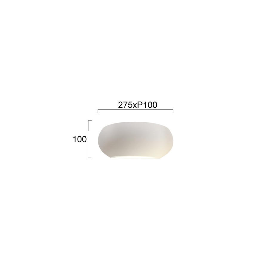 Wandlamp ANITA 1xE27/20W/230V wit