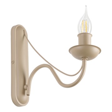 Wandlamp ANTON 1xE14/60W/230V beige