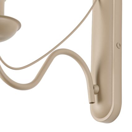 Wandlamp ANTON 1xE14/60W/230V beige