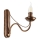Wandlamp ANTON 1xE14/60W/230V bronskleurig